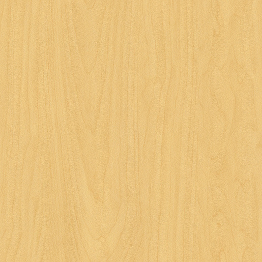 Wood grain texture of a Flakeboard 48x96 inch TFL panel, showing a maple finish with a suede-like surface.